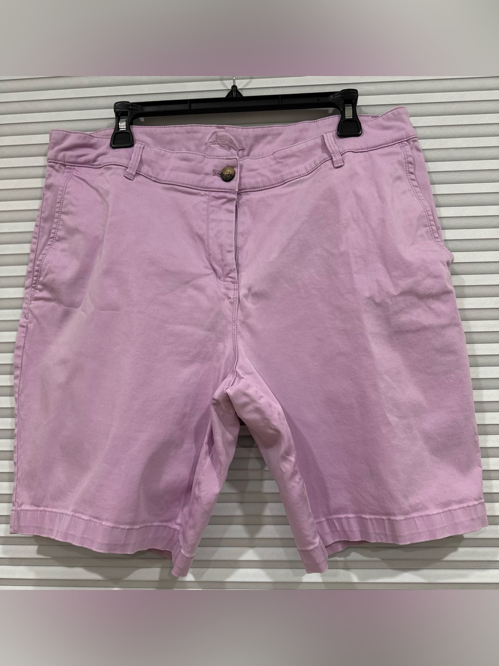 Tommy Bahama Pastel Pink Chino Bermuda Shorts Size 16
